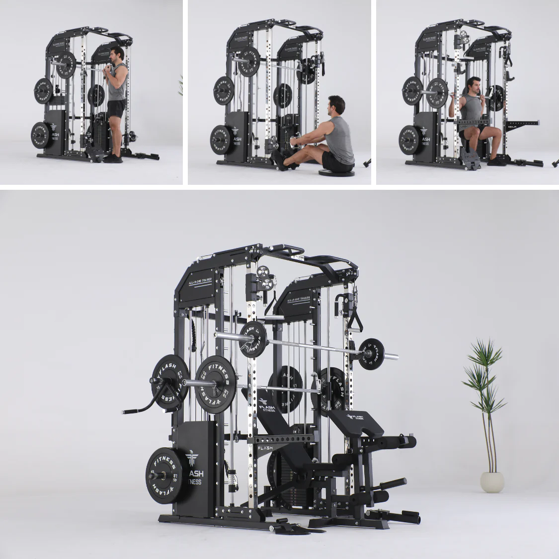 Flash F30 All-In-One Trainer Smith Machine Combo Package